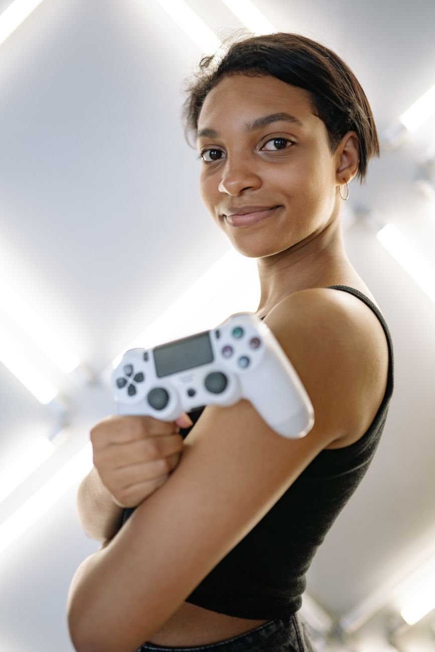 Portrait of a smiling young woman